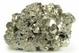 Gleaming Pyrite Crystal Cluster - Peru #271587-1